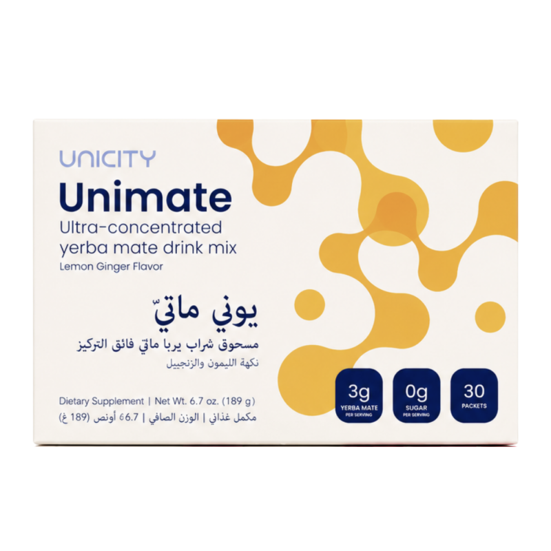 Unicity Unimate Lemon Ginger – يوني ماتي ليمون جنزبيل